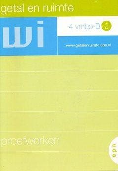 Getal en Ruimte 4 Proefwerken VMBO-B 2, Boeken, Verzenden, Nieuw