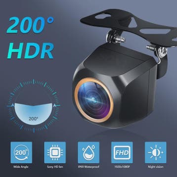 Full HD 1920x1080P Auto Camera met 200° Fisheye Lens, HDR &, Verzenden, Nieuw