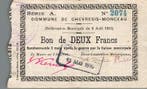 France Komitat 02270 – Chevresis-monceau – 2 Francs Guts, Verzenden