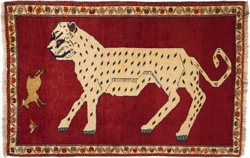Gabbeh - Kleinformat - Tapijt - 148 cm - 101 cm - Moderne, Antiek en Kunst