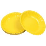 Verjaardag/Party serveerschaaltjes karton geel 16 cm - Sch.., Verzenden, Nieuw