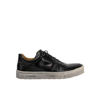 TESTONI - 8 UK - 42 IT - Sneaker Shoes Brushed Calf Printed, Nieuw