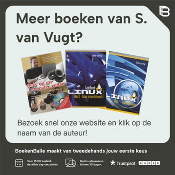LEERBOEK LINUX, DEEL 2, 3E - S. van Vugt 9789039523117, Verzenden, Gelezen, S. van Vugt