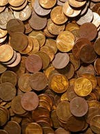 Verenigde Staten. 1 Cent Lot of 8 Kg or +/- 3000 coins -