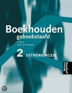 Boekhouden geboekstaafd 2 Uitwerkingen opgaven 9789001410148, Verzenden, Gelezen, H. Fuchs