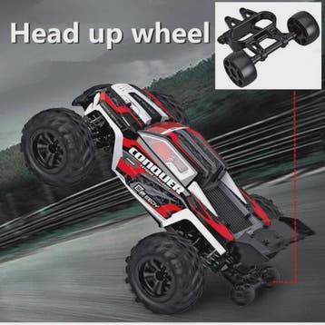 WLtoys 16102 1:16 RC Monster Truck - 50KM/H High Speed 4WD O, Verzenden, Nieuw
