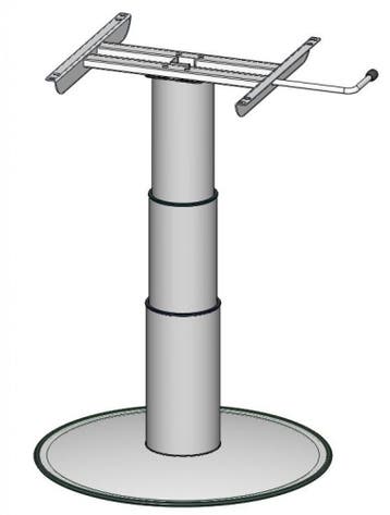 Ilse Vrijstaande Lifttafelpoot 7032 G06 34/71.5cm, Ophalen of Verzenden, Nieuw