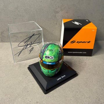 Mclaren - Lando Norris - 2025 Las Vegas GP - 2025 - Helm op, Verzamelen, Automerken, Motoren en Formule 1, Nieuw