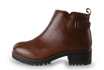 Mysa Laarzen in maat 42 Cognac, Kleding | Dames, Schoenen, Hoge laarzen, Overige kleuren, Verzenden, Zo goed als nieuw