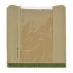 Kraft Medium Sandwich/Cookie Bag met PLA-venster, Verzenden, Nieuw in verpakking