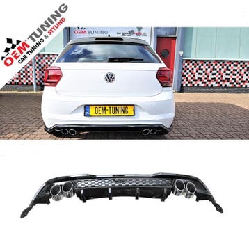 Diffuser geschikt voor POLO 2G | 7.5 R Look | 2017- 2025 |, Volkswagen, Nieuw, Ophalen of Verzenden, Achter