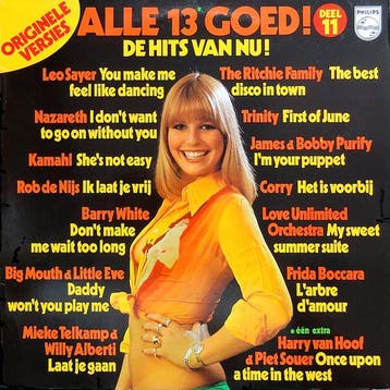 Various - Alle 13 Goed &amp; 1 Extra Deel 11, Cd's en Dvd's, Vinyl | Pop, Ophalen of Verzenden, Gebruikt