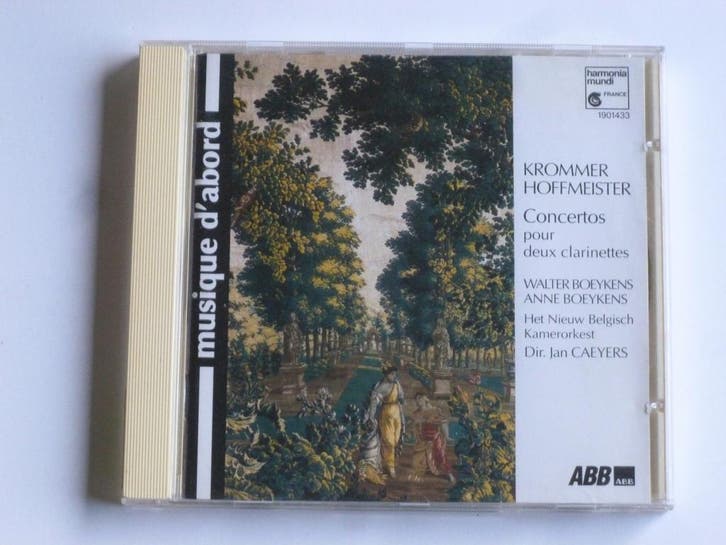 Krommer Hoffmeister - Concertos / Walter Boeykens, Cd's en Dvd's, Cd's | Klassiek, Zo goed als nieuw, Ophalen of Verzenden