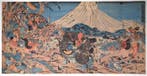 UTAGAWA Yoshikatsu - Yoritomo’s Jacht op de Berg - Zeldzaam