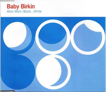 cd single - Baby Birkin - Melo Melo / Black...White, Verzenden, Zo goed als nieuw, Rock en Metal