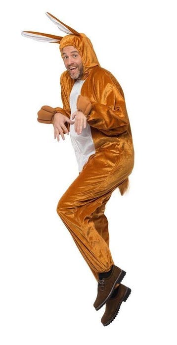 Paashaas Onesie Bruin - M/L, Verzenden, Nieuw