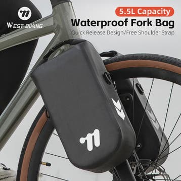 WEST BIKING Fiets Voorvork Tas 5.5L Waterdicht met Quick Rel, Verzenden, Nieuw