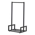 [en.casa] Brandhout Thisted rek houtopslag 50x35x95 cm metaa, Tuin en Terras, Haardhout, Verzenden