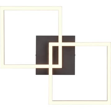 LED Plafondlamp - Plafondverlichting - Trion Square - 20W -, Huis en Inrichting, Ophalen of Verzenden, Nieuw, Metaal, Overige fittingen