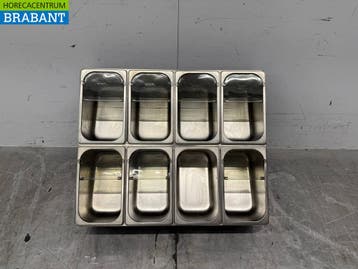 Rieber Bestekbak 8 x 1/4 GN Horeca, Ophalen of Verzenden, Gebruikt