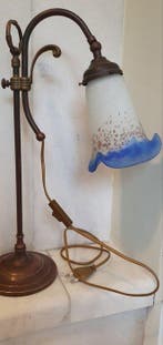 Plafondlamp - Gepatineerd brons - Art Nouveau-lamp