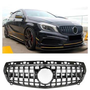 Grille geschikt voor Mercedes W176 pre-facelift Panamericana