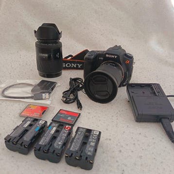 Sony Alpha A350 + DT 18-70 Digitale reflex camera (DSLR), Nieuw