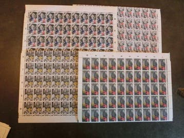 Nederland 1978/1980 - veldelen van 31 verschillende zegels, Postzegels en Munten, Postzegels | Nederland, Gestempeld