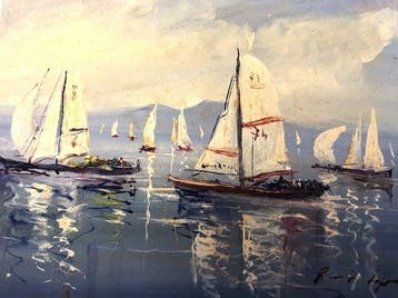 Franse school (XX) - Regata a Saint Tropez