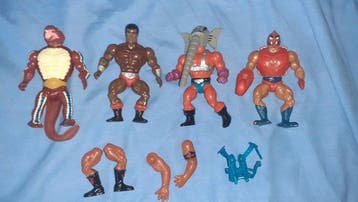 Mattel - Action figure lotto Masters of the universe anni 80