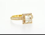 Verlovingsring - 18 karaat Geel goud - 2.19ct. tw. Diamant