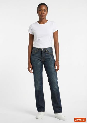 Levis Jeans Dames maat WW26 / L33 Donkerblauw Vintage, Ophalen of Verzenden, Nieuw