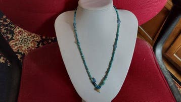 Oud-Romeins, Keizerrijk Glas Romeinse glazen kralen ketting,