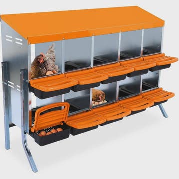 Stabiele Metalen Kippen Nestkast met Stand - 12 Vakken - Aut, Verzenden, Nieuw