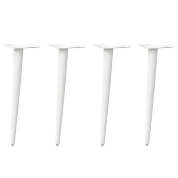 Tafelpoten staal wit 42cm | retourdeal 65% korting, Tafelpoot, Minder dan 50 cm, Rond, Minder dan 50 cm