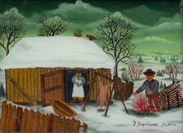 Schilderij van Martin Koprianec (Kroatisch, 1943), Ophalen