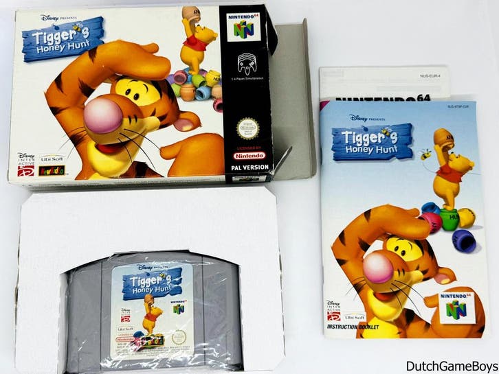 Nintendo 64 / N64 - Tiggers Honey Hunt - EUR, Spelcomputers en Games, Games | Nintendo 64, Gebruikt, Verzenden