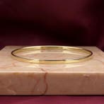 Gouden slavenarmband; Maat M/L, Sieraden, Tassen en Uiterlijk, Armbanden, Ophalen of Verzenden, Gebruikt, Overige kleuren, Goud