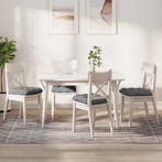 vidaXL Zitkussens 4 pcs Donkergrijs 45 x 45 cm Microvezel, Huis en Inrichting, Woonaccessoires | Kussens, Verzenden, Nieuw, Grijs