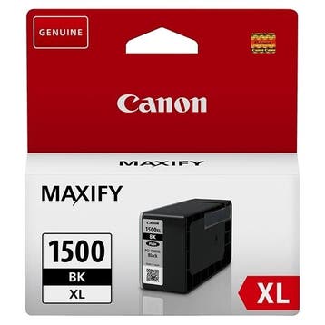 Canon PGI-1500XL BK inktcartridge zwart hoge capaciteit, Verzenden, Nieuw, Cartridge, Canon