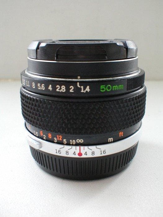 Olympus M-System Zuiko 1,4/50mm | Prime lens, Audio, Tv en Foto, Fotocamera's Analoog