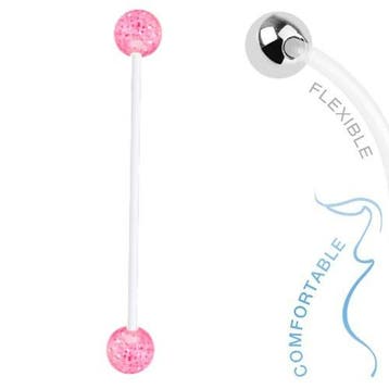 Fako Bijoux - Zwangerschapspiercing - Bioplast Glitter -, Verzenden, Nieuw