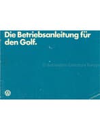1981 VOLKSWAGEN GOLF INSTRUCTIEBOEKJE DUITS, Auto diversen, Handleidingen en Instructieboekjes