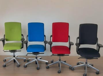 Diverse refurbished bureaustoelen van o.a. Ahrend & Gispen, Ophalen of Verzenden, Ergonomisch, Zo goed als nieuw, Bureaustoel