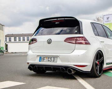 Diffuser VW Golf 7 GTI Clubsport Glans Zwart, Ophalen of Verzenden, Nieuw