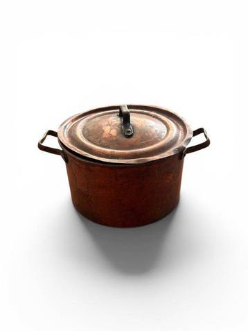 Pot - Koper - Oude koperen pot
