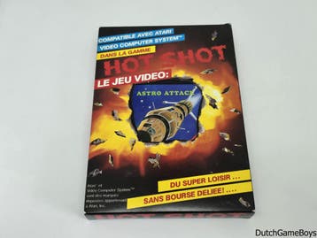 Atari 2600 - Hot Shot / Goliath - Astro Attack, Verzenden, Gebruikt