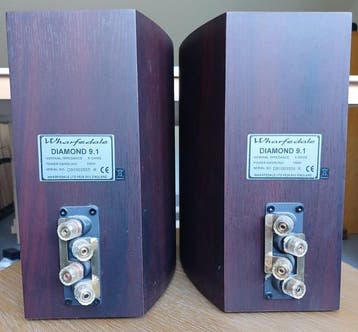 Wharfedale - Diamond 9.1 Rosewood / 2-Way Bass-Reflex, Nieuw
