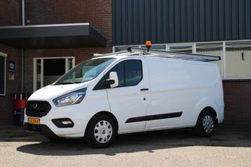 Ford Transit Custom 340 2.0 TDCI L2H1 Trend / Trekhaak / Imp, Gebruikt, Wit, Leder, Dealer onderhouden