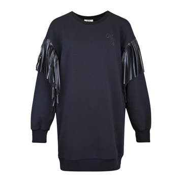 Verysimple • zwarte sweater jurk • XS (IT40), Kleding | Dames, Jurken, Verzenden, Nieuw, Maat 34 (XS) of kleiner, Verysimple